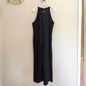 Tommy Hilfiger Black Jumpsuit Crepe  Romper Women Lined Pantsuit Size 12